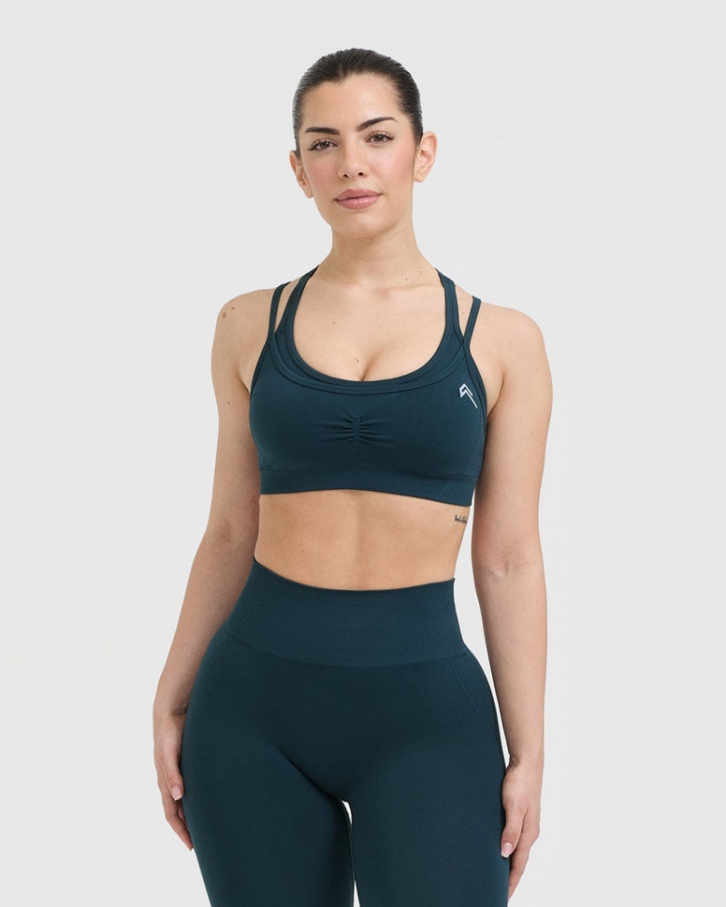 Sports Bras Oner Active Effortless Seamless Layered Blankyt | 0817YENZM