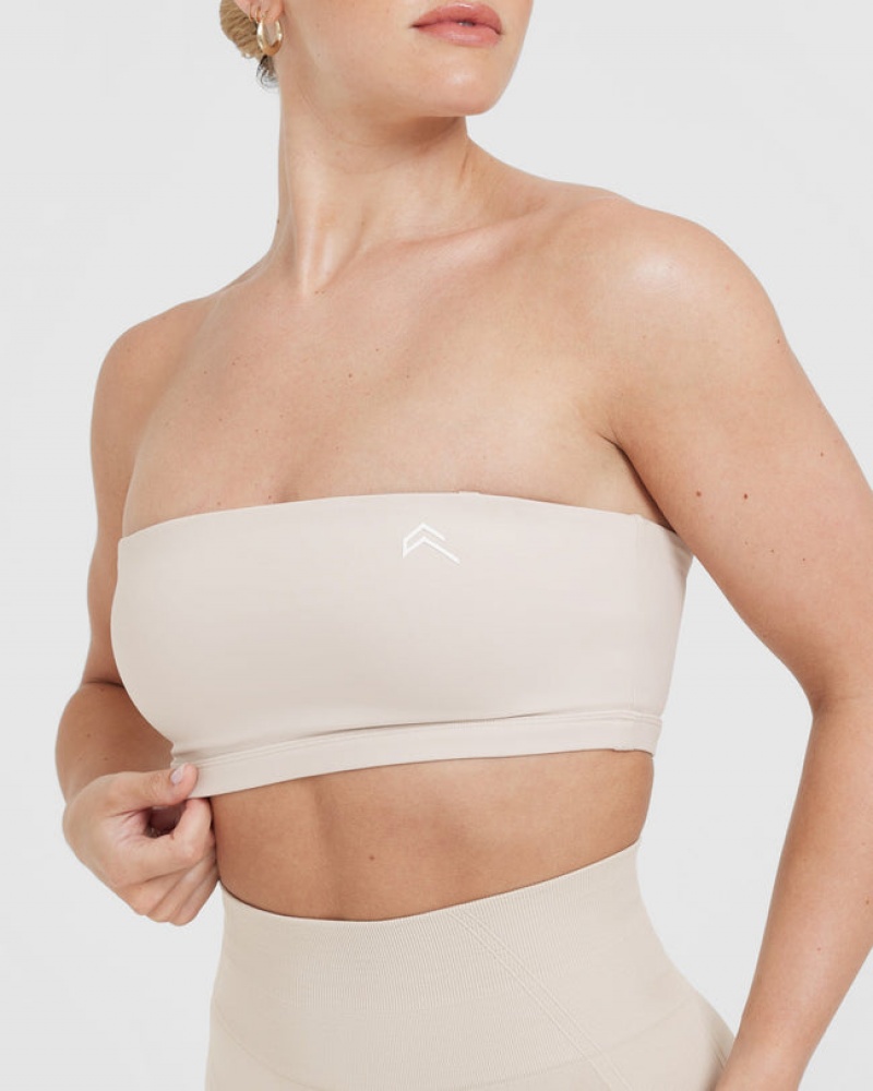 Sports Bras Oner Active Everyday Bandeau Bralette Hnědé | 4792YKQWM