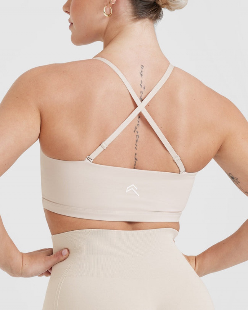 Sports Bras Oner Active Everyday Bandeau Bralette Hnědé | 4792YKQWM