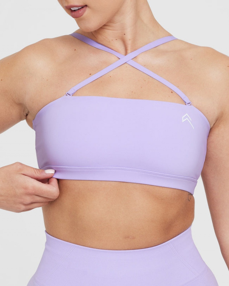 Sports Bras Oner Active Everyday Bandeau Bralette Fialové | 1804UAMYV