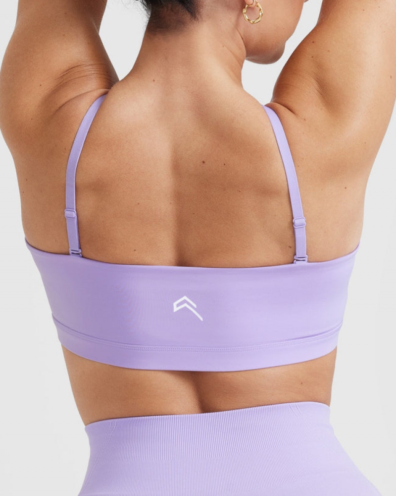 Sports Bras Oner Active Everyday Bandeau Bralette Fialové | 1804UAMYV