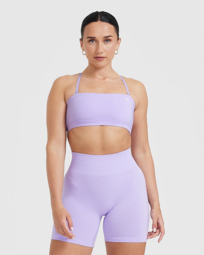 Sports Bras Oner Active Everyday Bandeau Bralette Fialové | 1804UAMYV