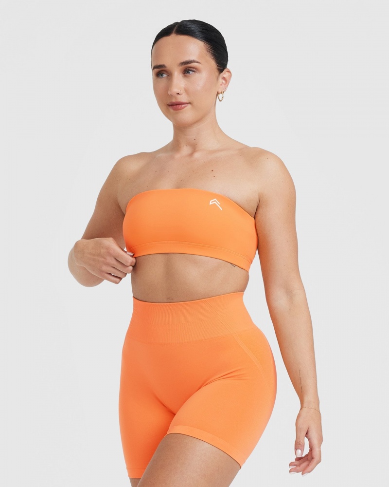 Sports Bras Oner Active Everyday Bandeau Bralette Meruňka Oranžové | 7263JGDPT