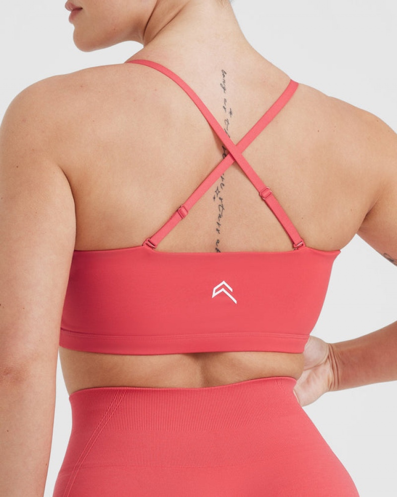 Sports Bras Oner Active Everyday Bandeau Bralette Červené | 9703FKCDT