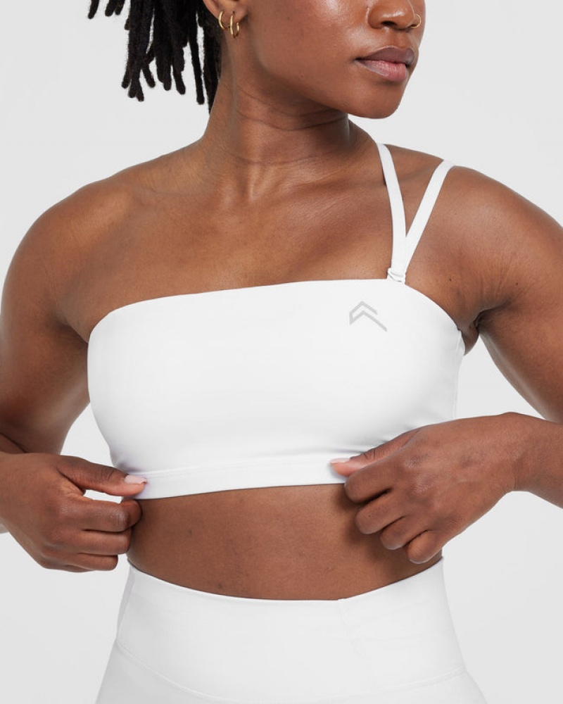 Sports Bras Oner Active Everyday Bandeau Bralette Bílé | 3625MBHRF