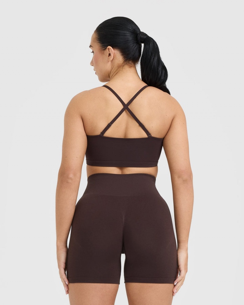 Sports Bras Oner Active Everyday Bandeau Bralette Fialové Hnědé | 0784EOQMC