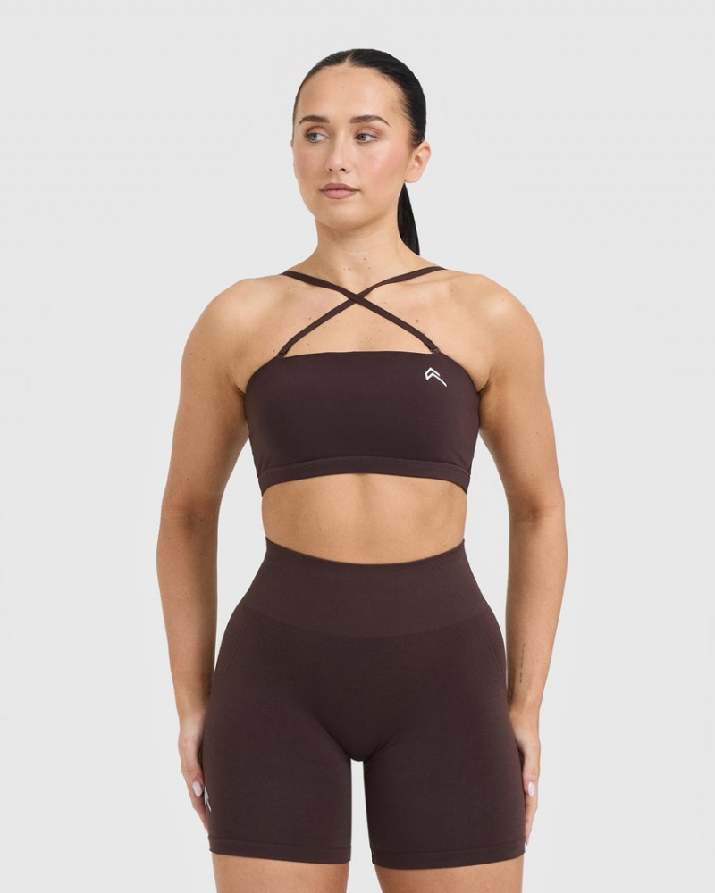 Sports Bras Oner Active Everyday Bandeau Bralette Fialové Hnědé | 0784EOQMC