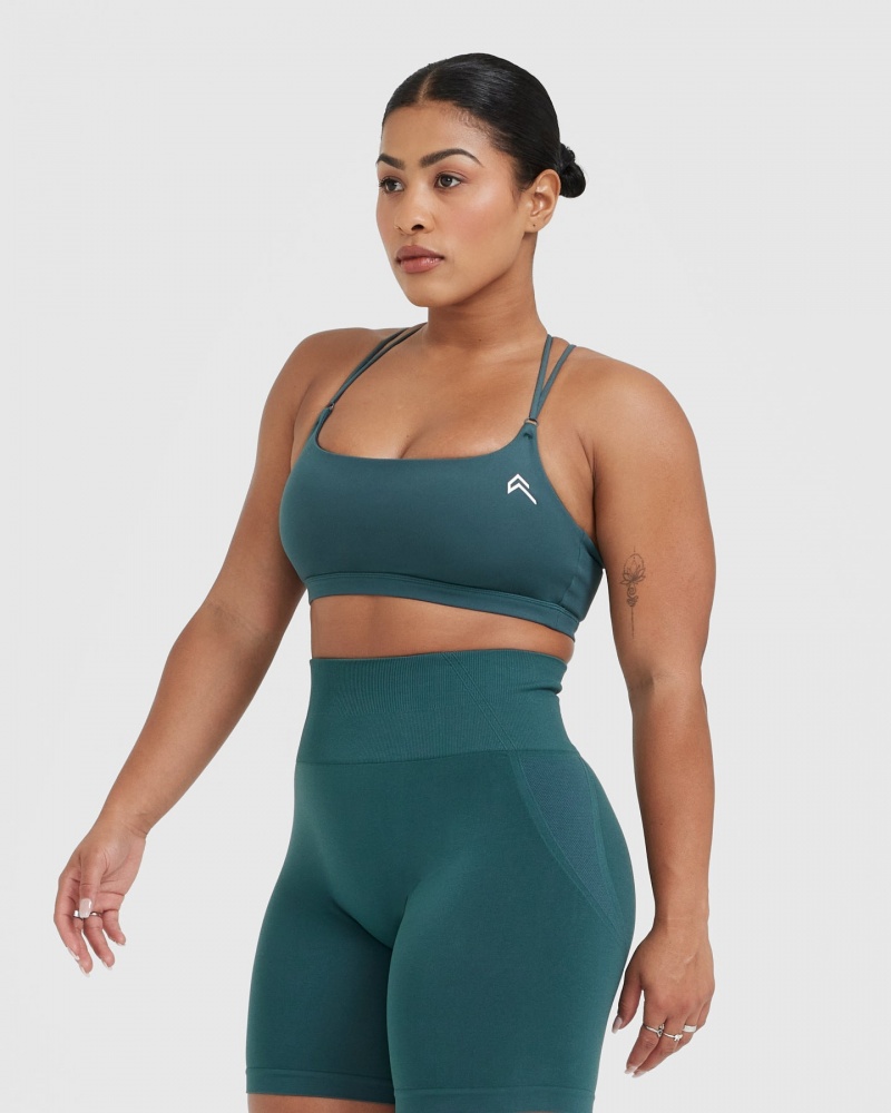 Sports Bras Oner Active Everyday Cross Over Bralette Blankyt Tyrkysové | 6027EFAXV