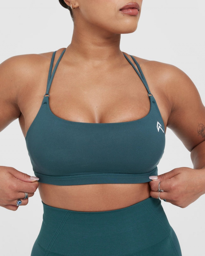 Sports Bras Oner Active Everyday Cross Over Bralette Blankyt Tyrkysové | 6027EFAXV