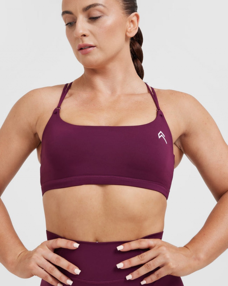 Sports Bras Oner Active Everyday Cross Over Bralette Růžové | 4018CBTIR