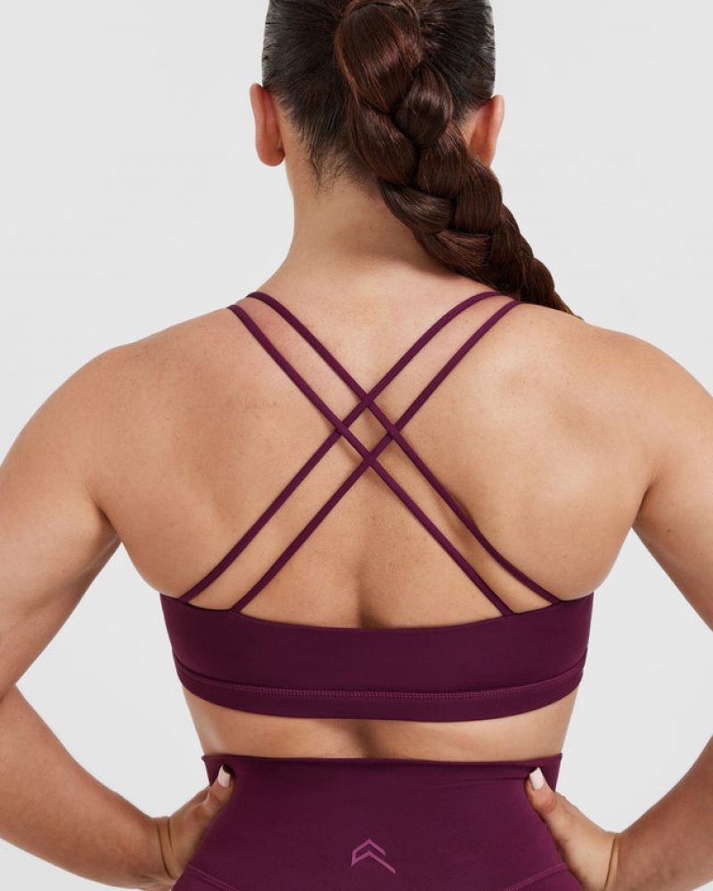 Sports Bras Oner Active Everyday Cross Over Bralette Růžové | 4018CBTIR