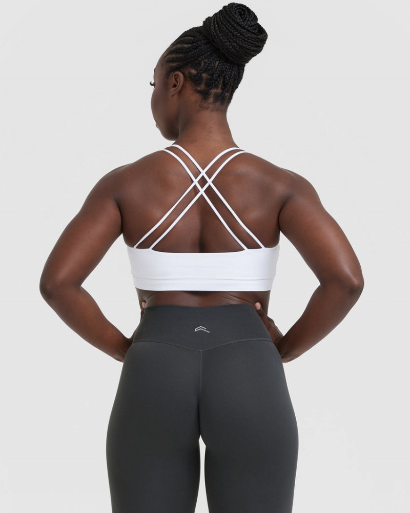 Sports Bras Oner Active Everyday Cross Over Bralette Bílé | 5471LVOIE