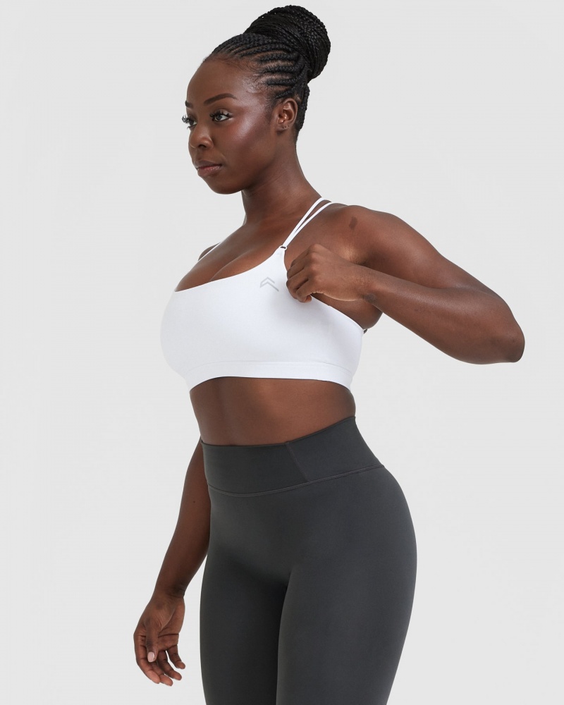 Sports Bras Oner Active Everyday Cross Over Bralette Bílé | 5471LVOIE