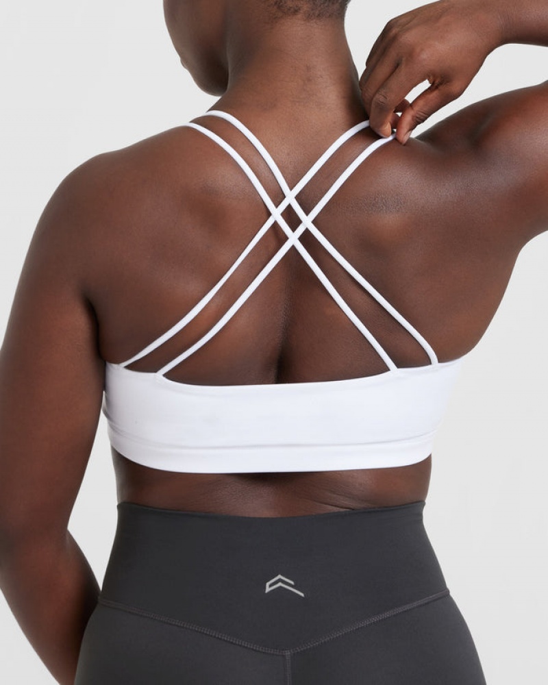 Sports Bras Oner Active Everyday Cross Over Bralette Bílé | 5471LVOIE