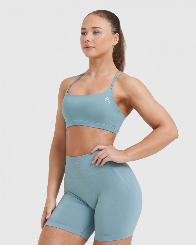 Sports Bras Oner Active Everyday Cross Over Bralette Šedé Blankyt | 9824GLSUK