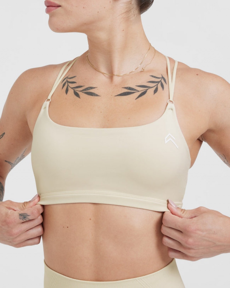 Sports Bras Oner Active Everyday Cross Over Bralette Světle Žluté | 1578KWTYD