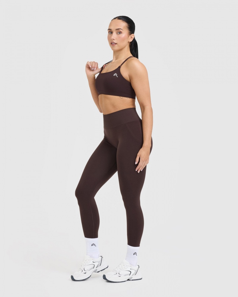 Sports Bras Oner Active Everyday Cross Over Bralette Fialové Hnědé | 7196ORGKS