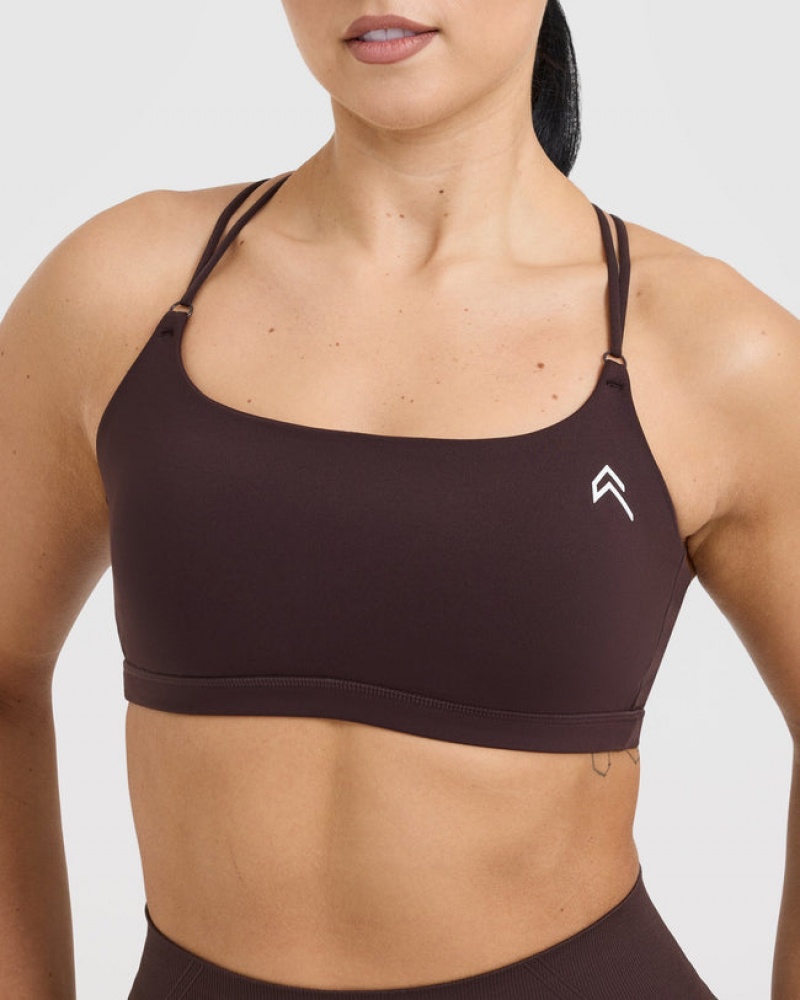 Sports Bras Oner Active Everyday Cross Over Bralette Fialové Hnědé | 7196ORGKS