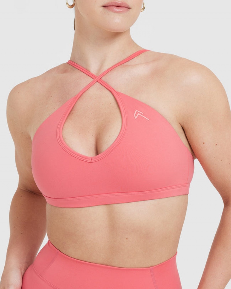 Sports Bras Oner Active Timeless Páskové Bralette Růžové | 6302AUDPF