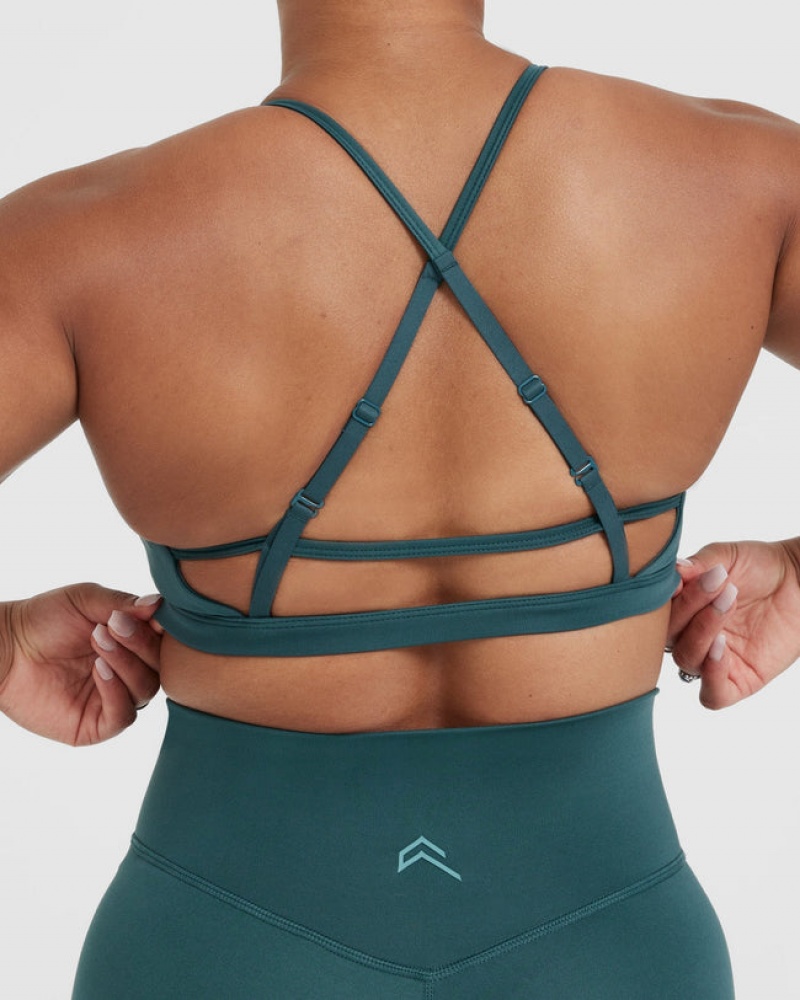 Sports Bras Oner Active Timeless Páskové Bralette Blankyt Tyrkysové | 4057PCLGY