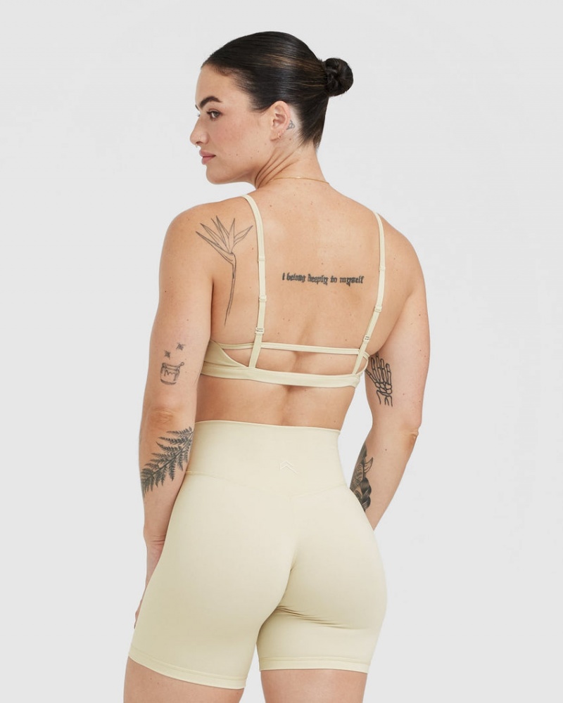 Sports Bras Oner Active Timeless Páskové Bralette Světle Žluté | 9513XEHWS