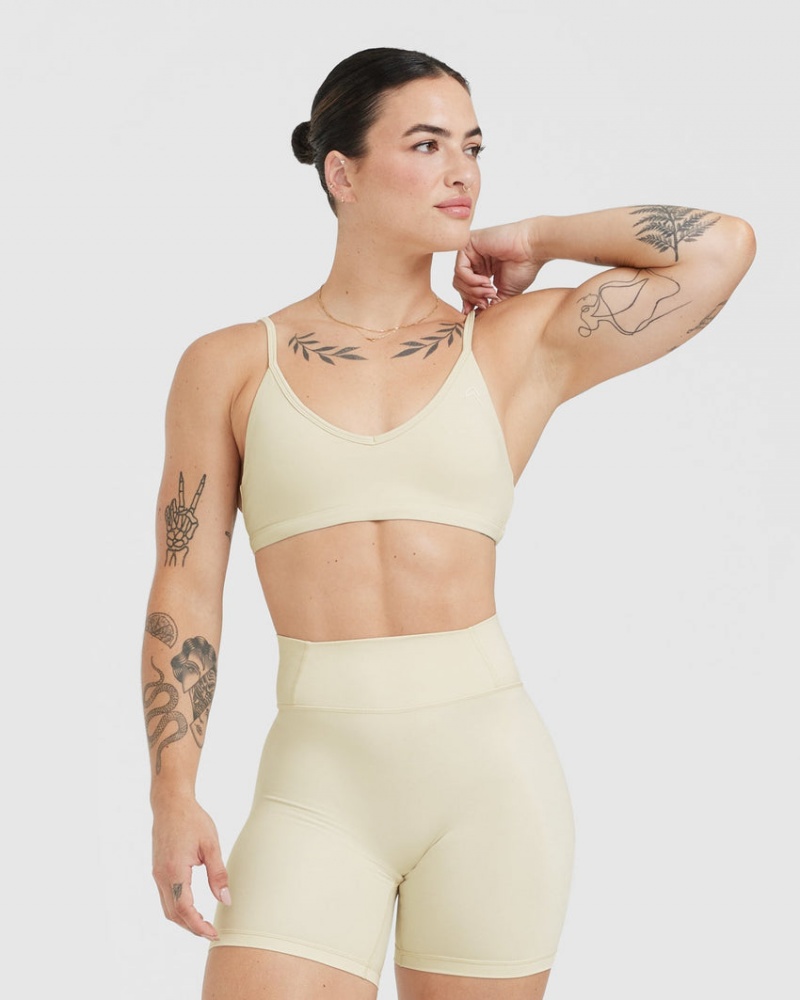 Sports Bras Oner Active Timeless Páskové Bralette Světle Žluté | 9513XEHWS