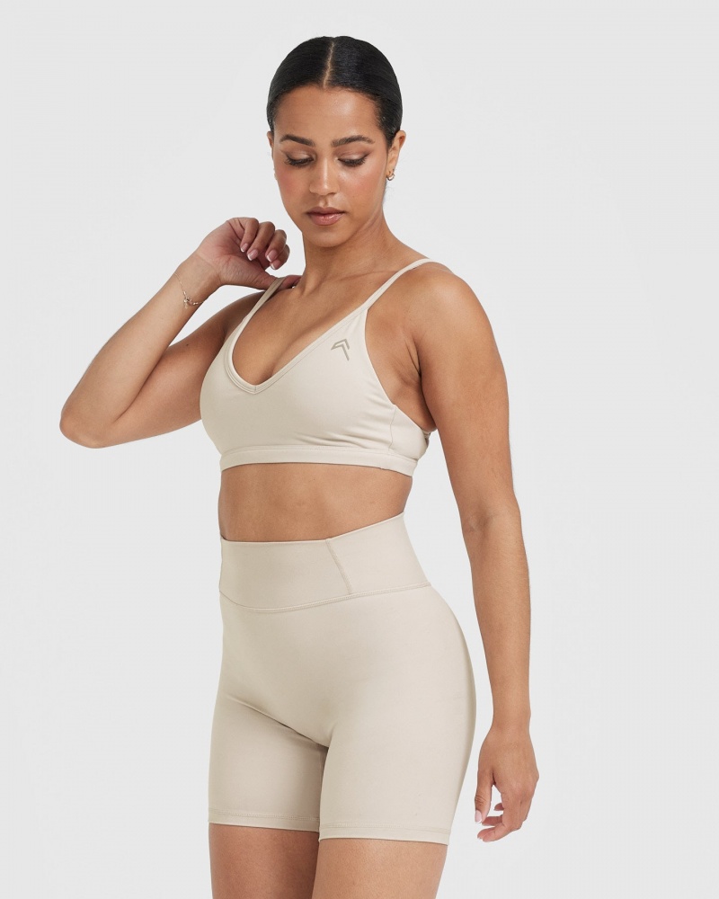 Sports Bras Oner Active Timeless Páskové Bralette Hnědé | 5730IUPQR