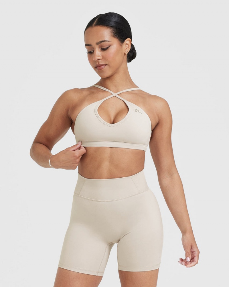 Sports Bras Oner Active Timeless Páskové Bralette Hnědé | 5730IUPQR