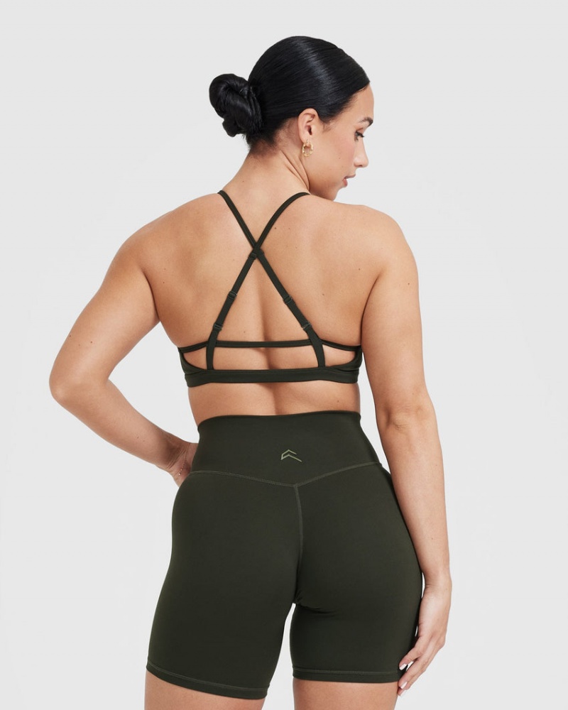 Sports Bras Oner Active Timeless Páskové Bralette Hnědožlutý | 0432BDJVS