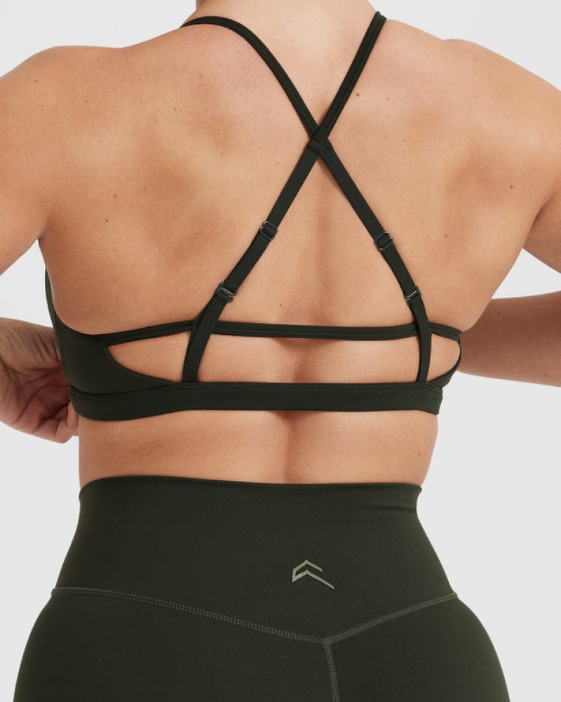 Sports Bras Oner Active Timeless Páskové Bralette Hnědožlutý | 0432BDJVS