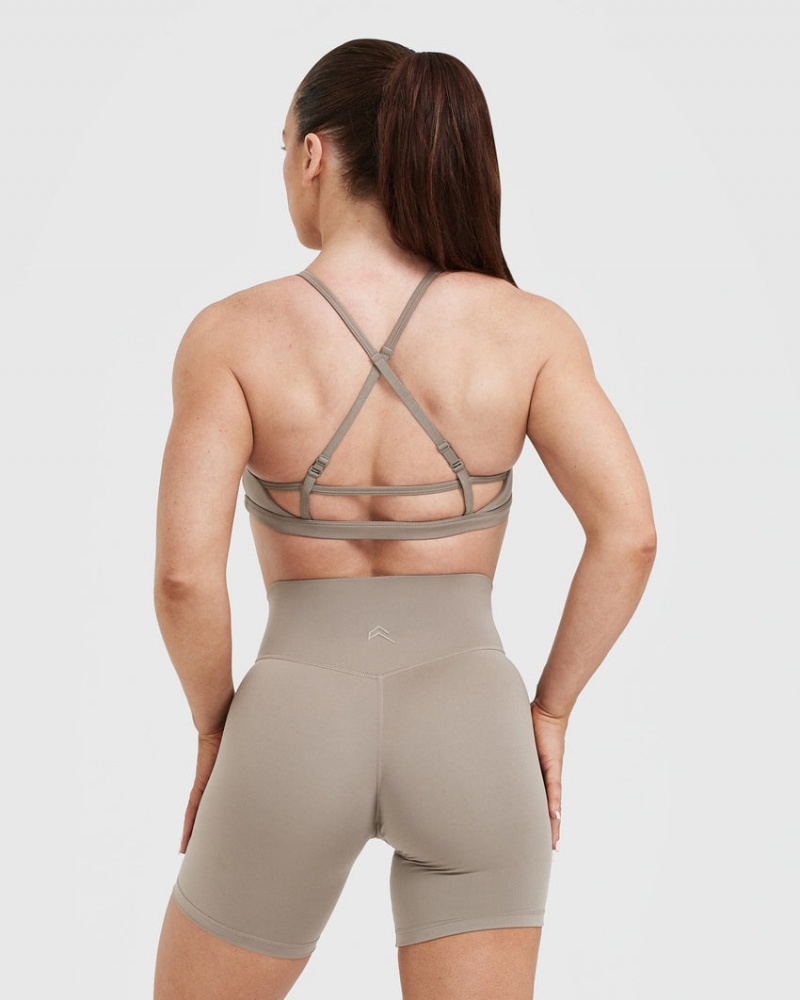 Sports Bras Oner Active Timeless Páskové Bralette Šedé | 6742LHUER