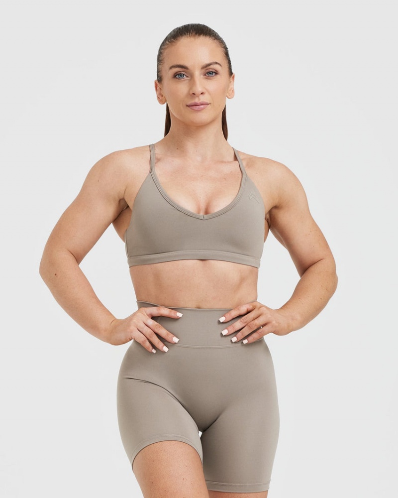 Sports Bras Oner Active Timeless Páskové Bralette Šedé | 6742LHUER