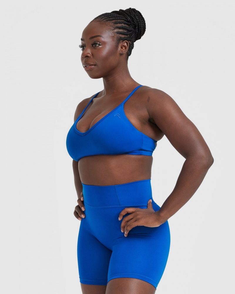 Sports Bras Oner Active Timeless Páskové Bralette Tmavě Blankyt | 0257UHIKL