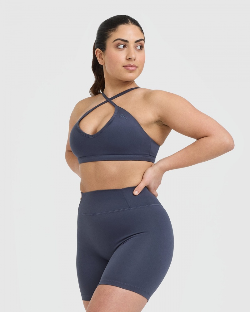 Sports Bras Oner Active Timeless Páskové Bralette Blankyt | 6185UVFAP