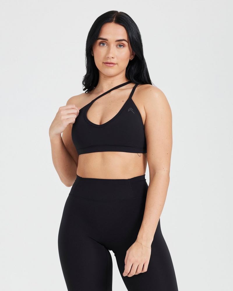 Sports Bras Oner Active Timeless Páskové Bralette Černé | 9853TXGFS