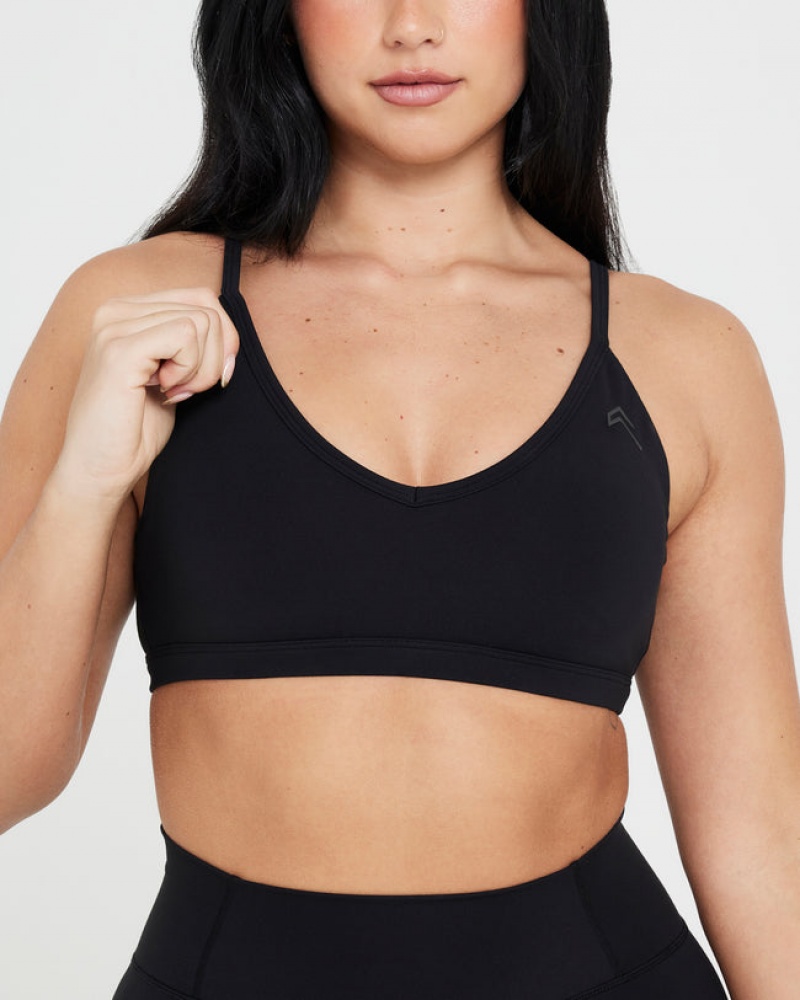 Sports Bras Oner Active Timeless Páskové Bralette Černé | 9853TXGFS