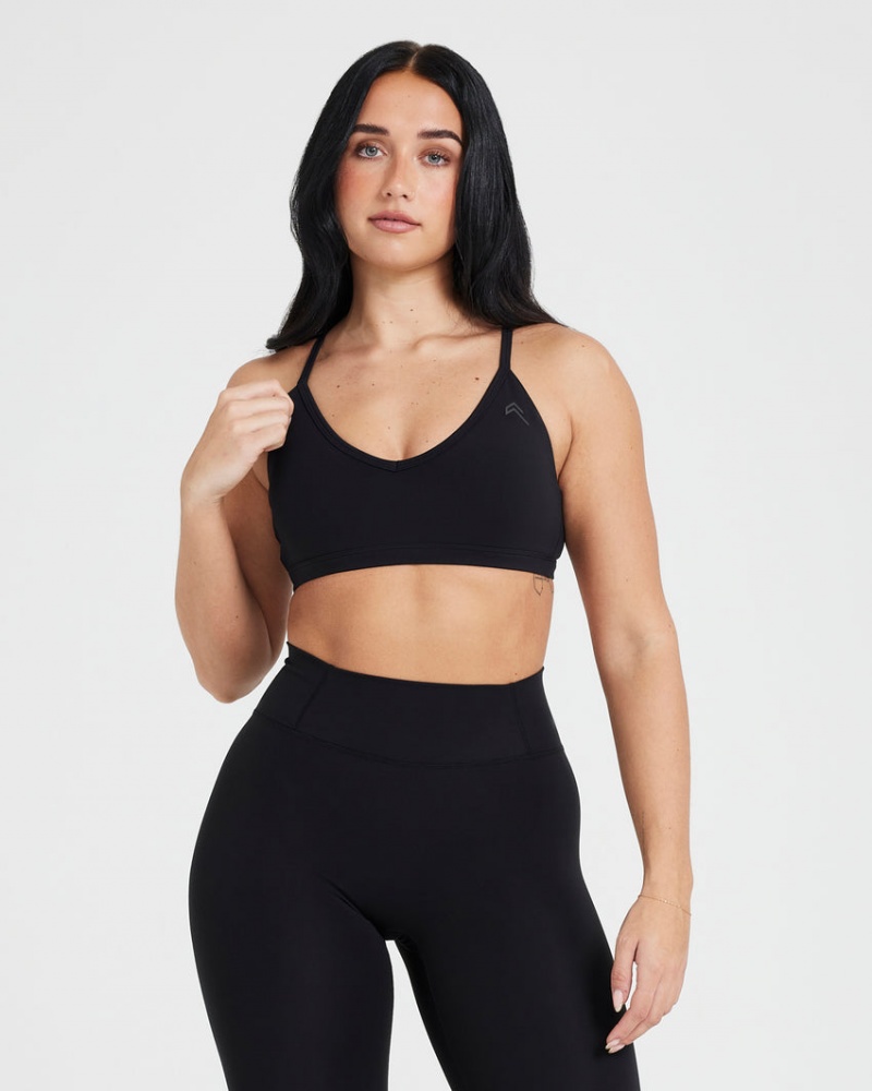 Sports Bras Oner Active Timeless Páskové Bralette Černé | 9853TXGFS