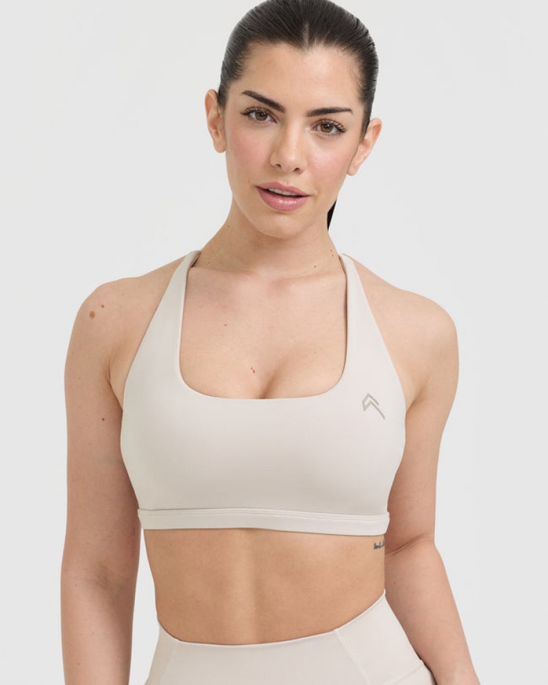 Sports Bras Oner Active Timeless Square Neck Hnědé | 6945NPEZI