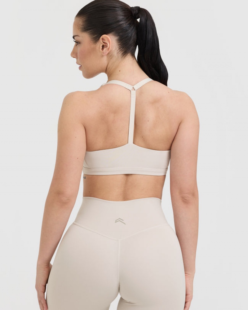 Sports Bras Oner Active Timeless Square Neck Hnědé | 6945NPEZI