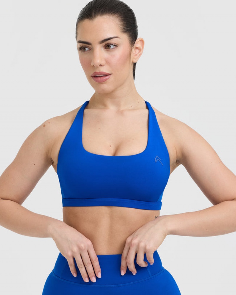 Sports Bras Oner Active Timeless Square Neck Tmavě Blankyt | 4376LJXQB