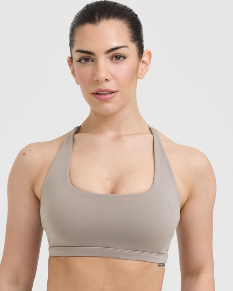 Sports Bras Oner Active Timeless Square Neck Šedé | 4852XSHYA