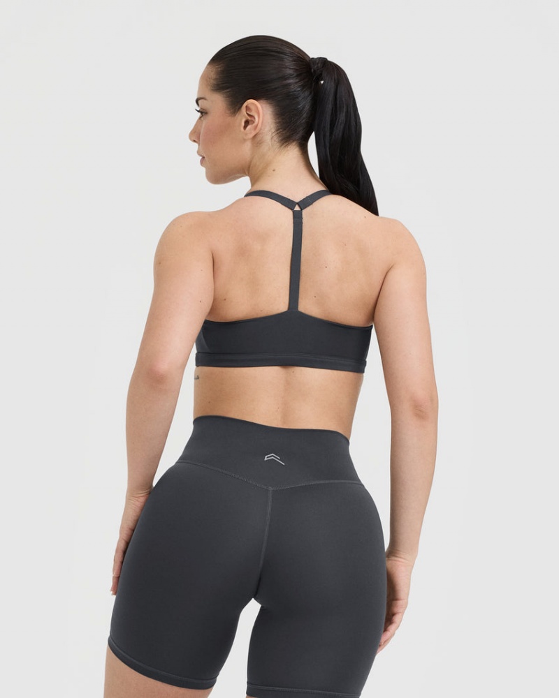 Sports Bras Oner Active Timeless Square Neck Černé | 6185KSPLF