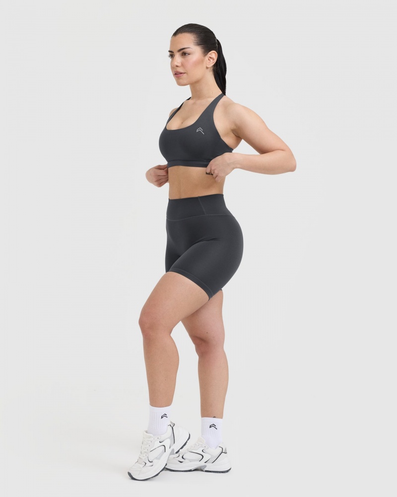 Sports Bras Oner Active Timeless Square Neck Černé | 6185KSPLF