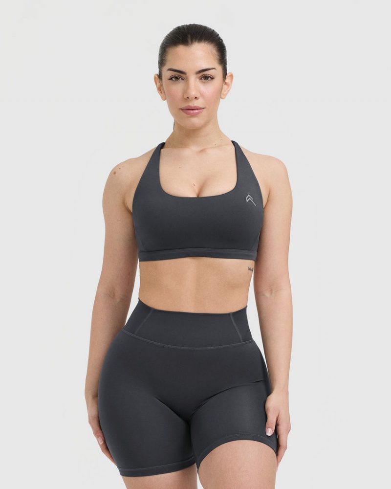 Sports Bras Oner Active Timeless Square Neck Černé | 6185KSPLF