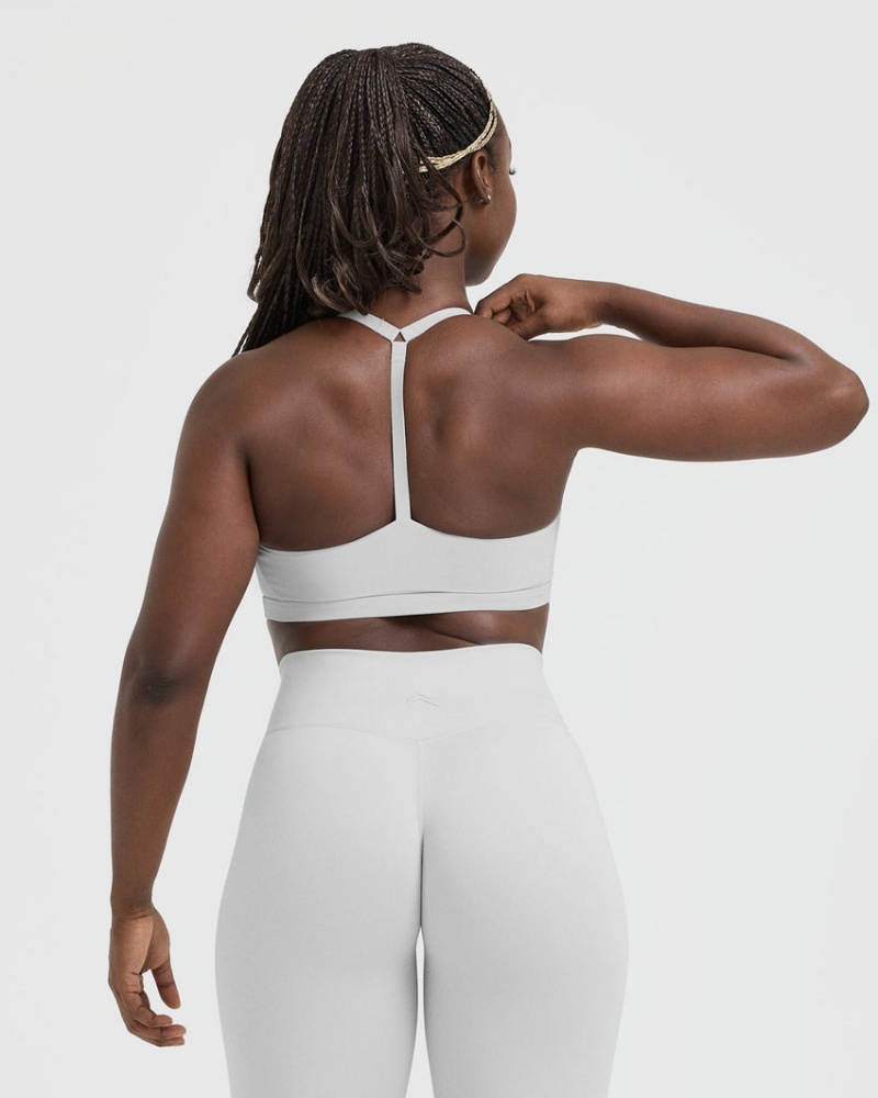 Sports Bras Oner Active Timeless Square Neck Světle Šedé | 4801WTQRA