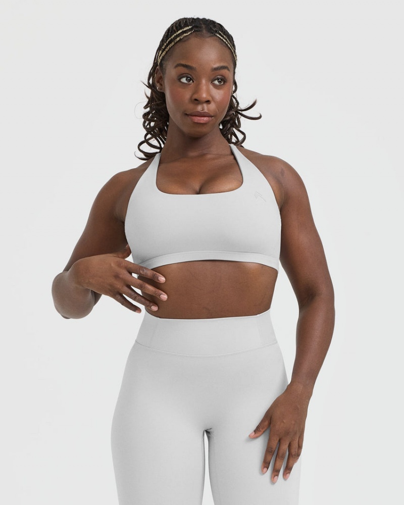 Sports Bras Oner Active Timeless Square Neck Světle Šedé | 4801WTQRA