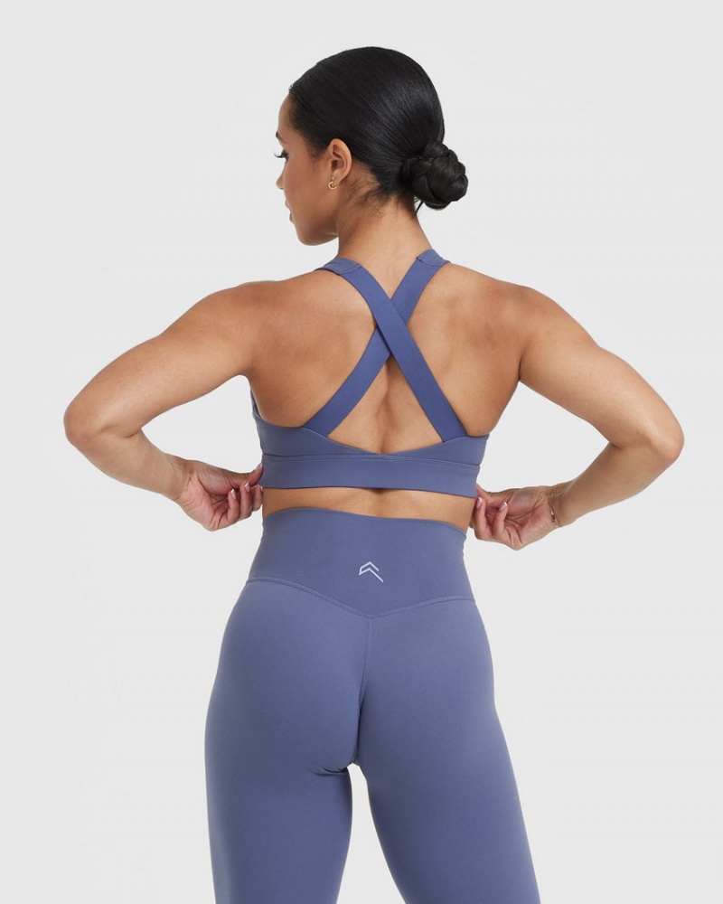 Sports Bras Oner Active Timeless Široké Páskové Blankyt | 7120EXWBH