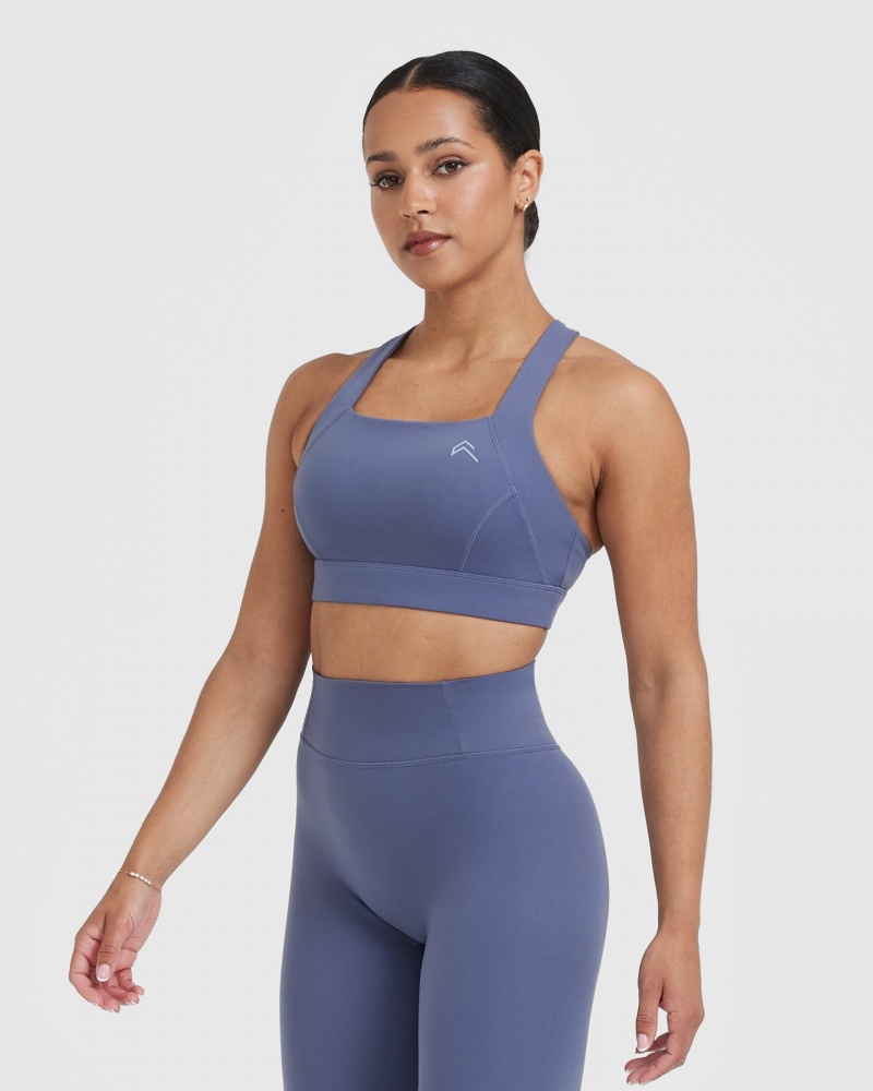 Sports Bras Oner Active Timeless Široké Páskové Blankyt | 7120EXWBH