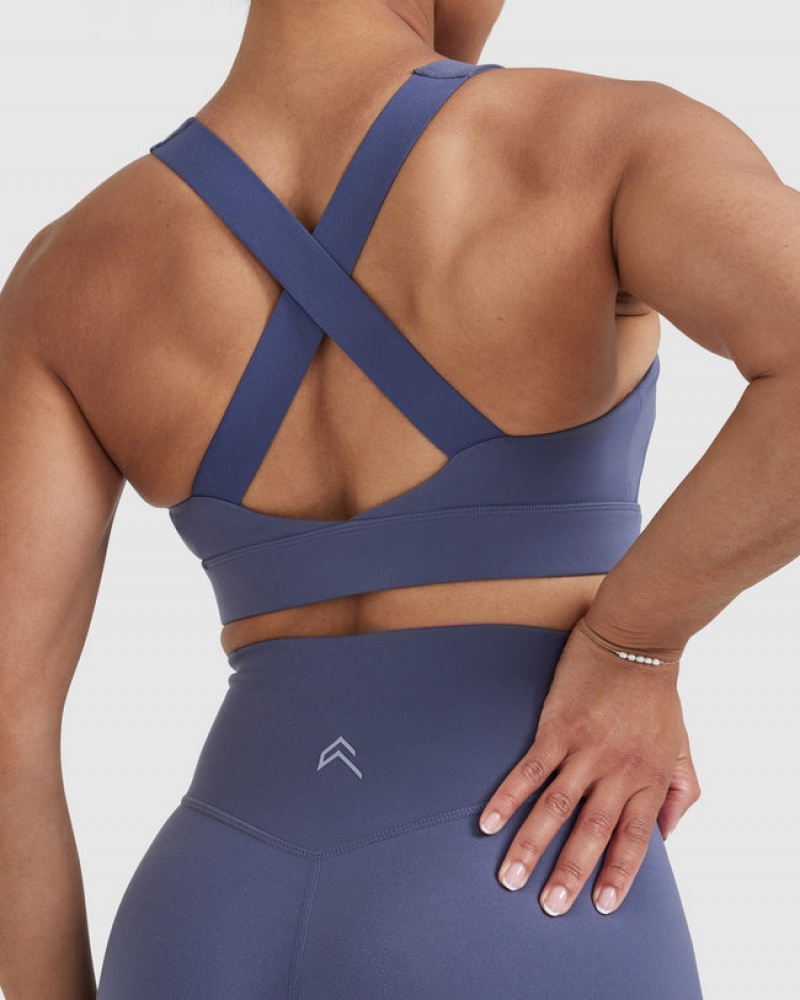 Sports Bras Oner Active Timeless Široké Páskové Blankyt | 7120EXWBH