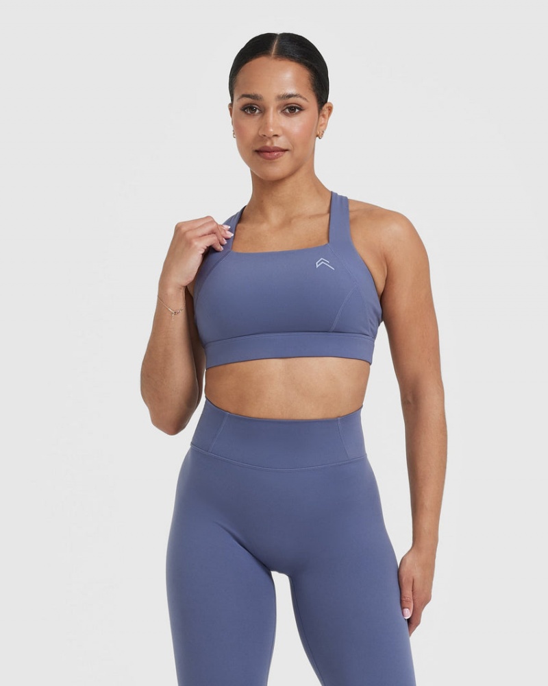 Sports Bras Oner Active Timeless Široké Páskové Blankyt | 7120EXWBH